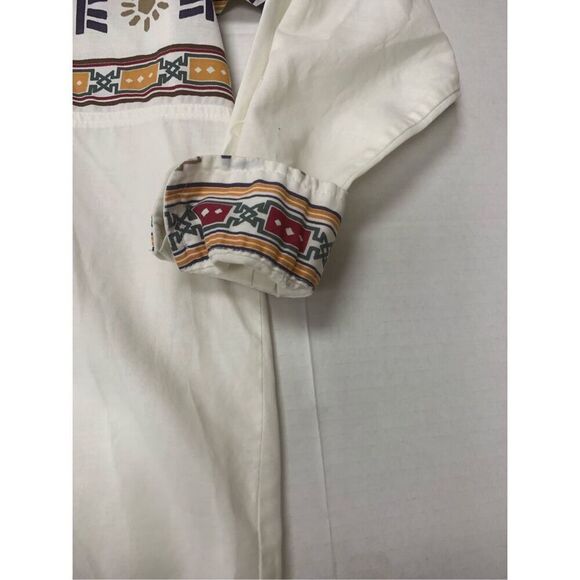 Vintage Native Patterned Button Down Top - Picture 2 of 7